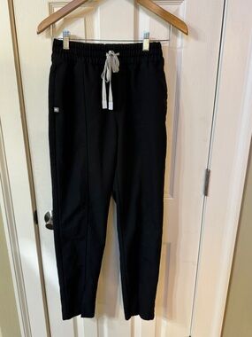FIGS Scrub Pants Women Small Black Yola Skinny Medical Dental Nurse Workwear